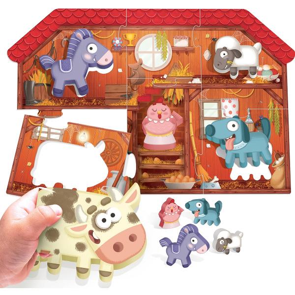 Montessori. Primul meu puzzle: Ferma