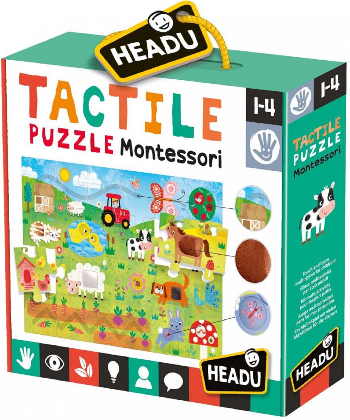 Montessori. Puzzle tactil