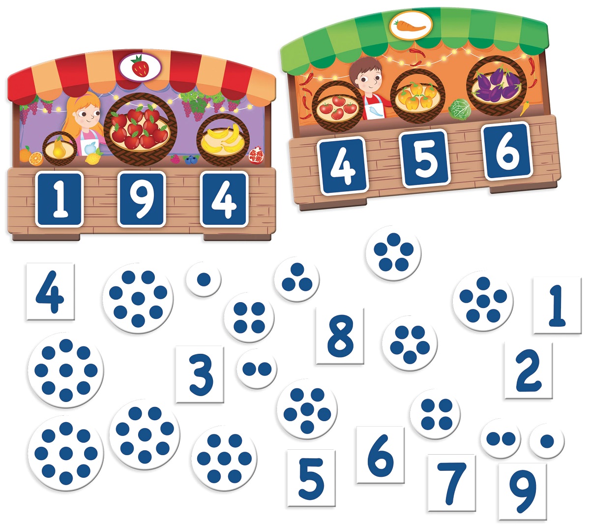 Montessori. Joc 123 bingo