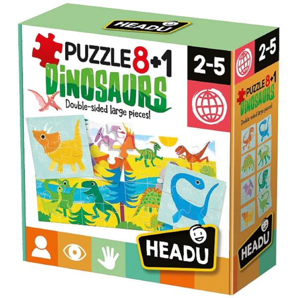 Set Primul meu puzzle 8+1: Dinozauri