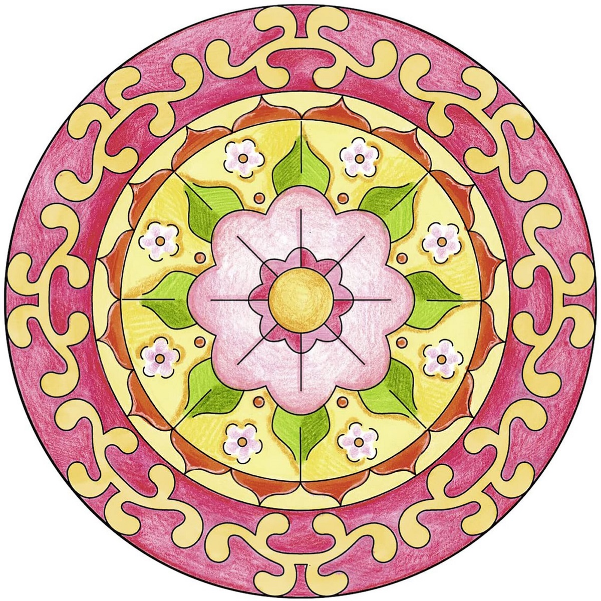Set de creatie: Mandala romantic