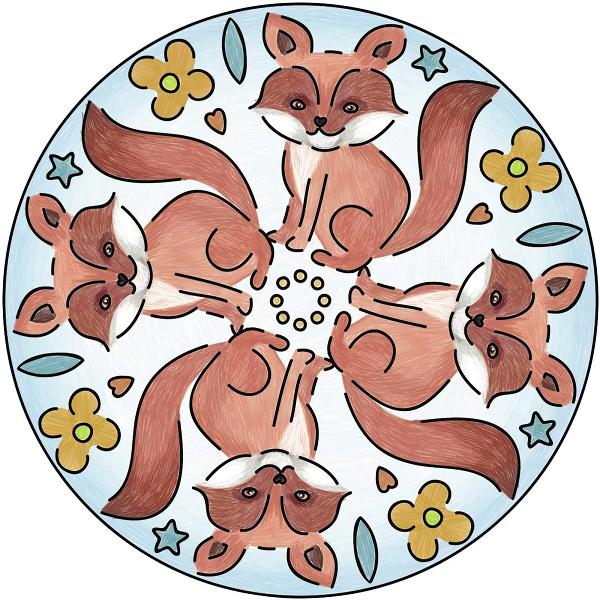 Set de creatie: Mandala cu animale