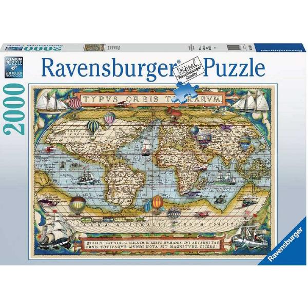 Puzzle 2000. Harta lumii