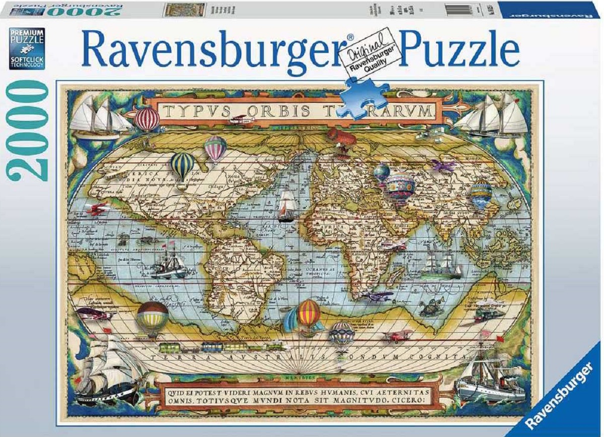 Puzzle 2000. Harta lumii