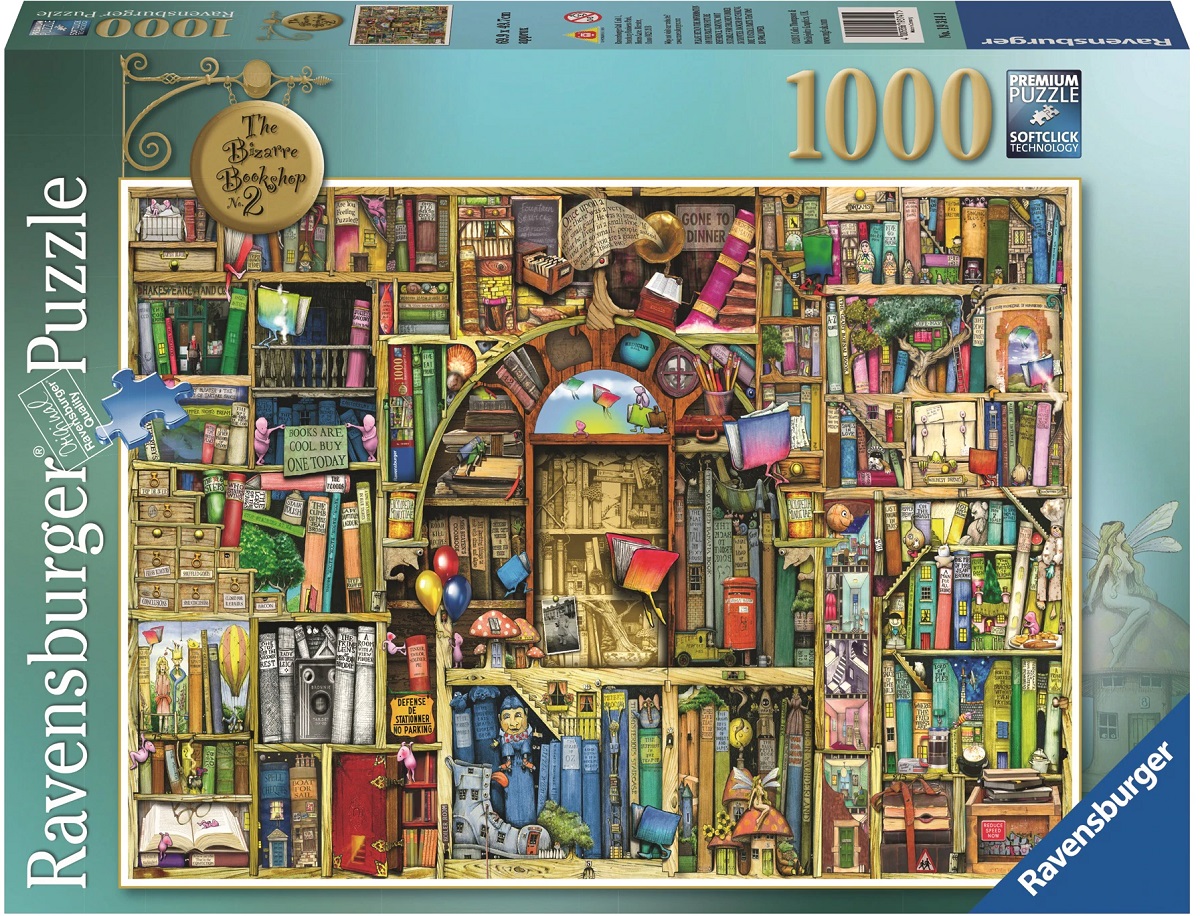 Puzzle 1000. Libraria bizara