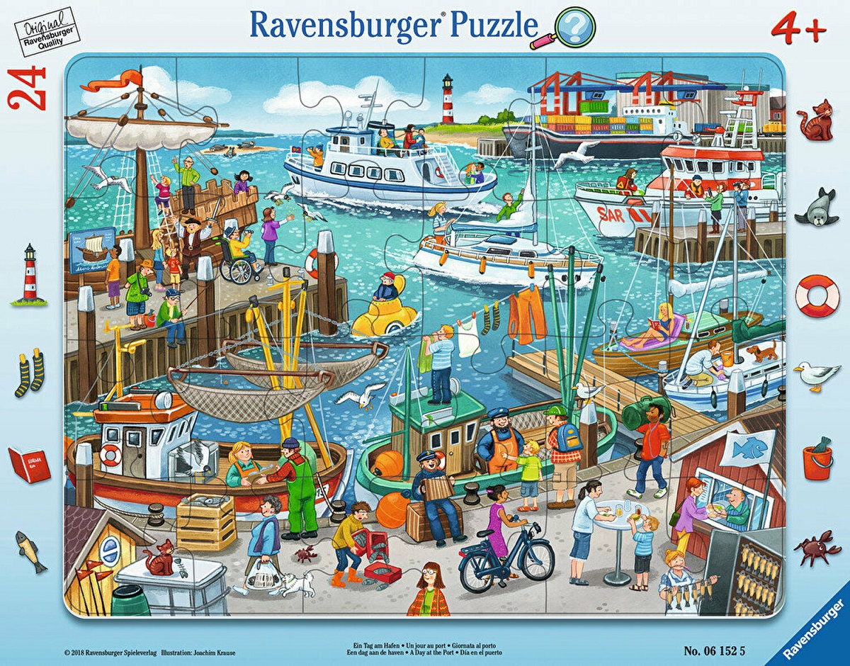 Puzzle 24. O zi in port