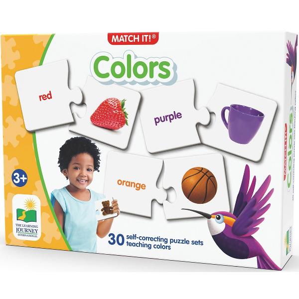 Puzzle: Potriveste culorile. Limba engleza