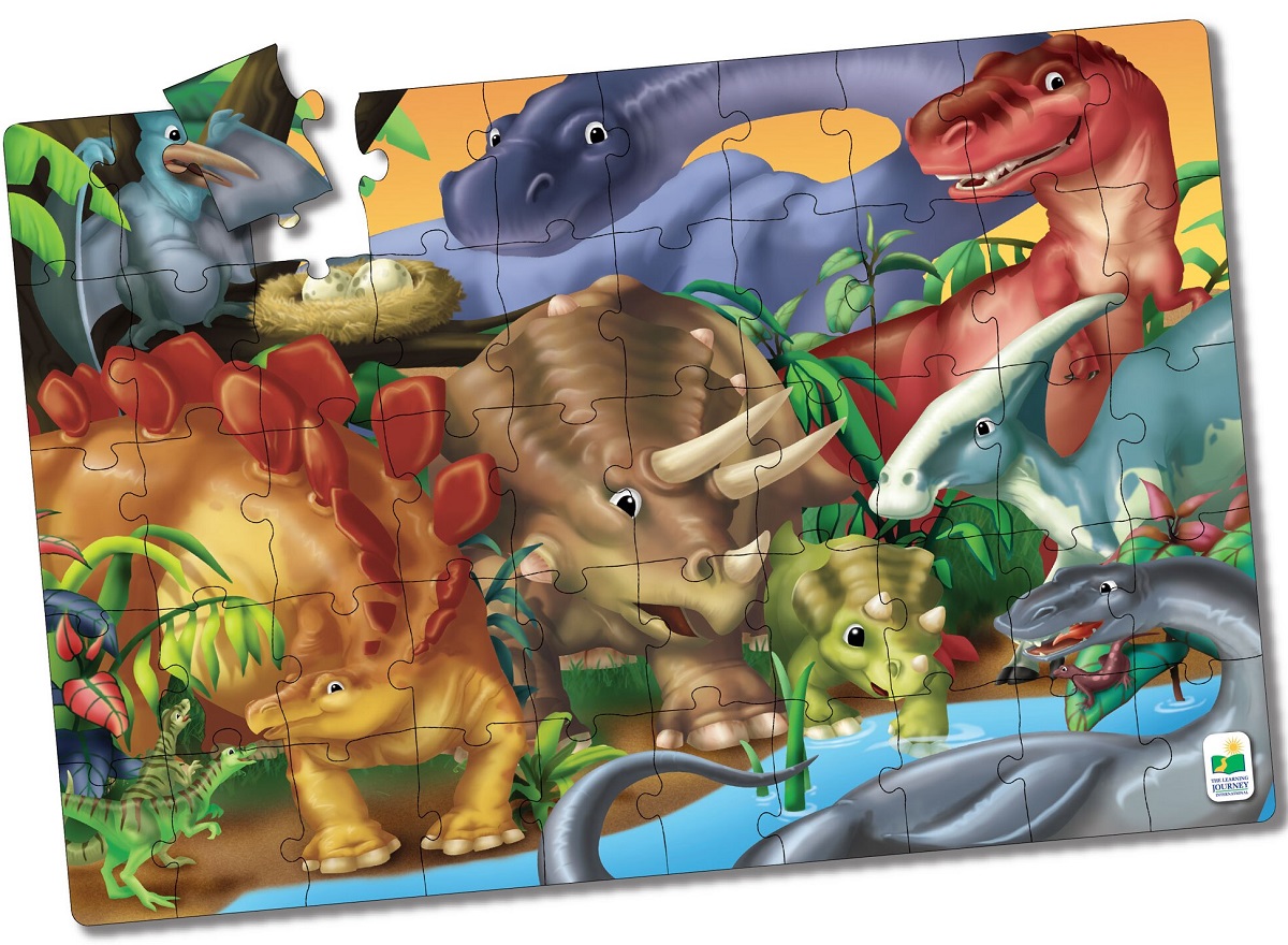 Puzzle mare de podea: Dinozauri