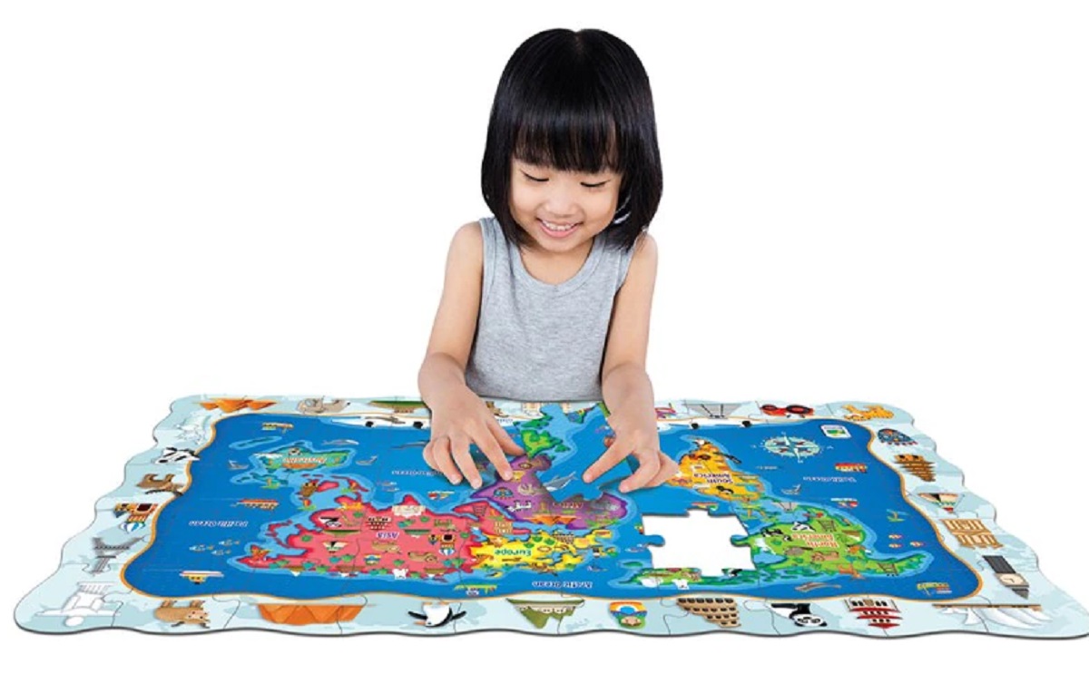 Puzzle si joc. Harta lumii