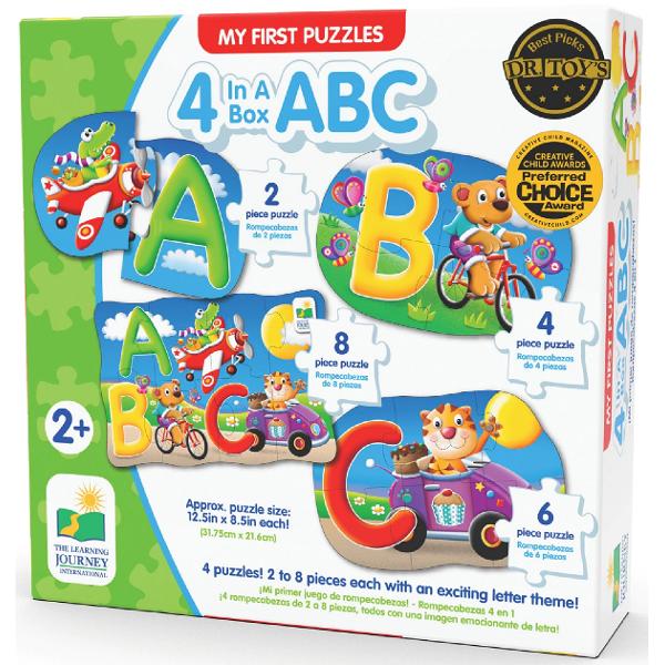 Set primele mele 4 puzzle-uri: ABC