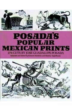 Coperta cărții 'Posada's Popular Mexican Prints - José Posada'