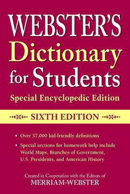 Webster's Dictionary for Students, Special Encylopedic Edition - 