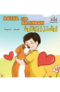 Coperta cărții 'Boxer and Brandon (English Arabic Bilingual book): Arabic Kids Book - Kidkiddos Books'