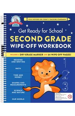 Get Ready for School: Second Grade Wipe-Off Workbook - Heather Stella