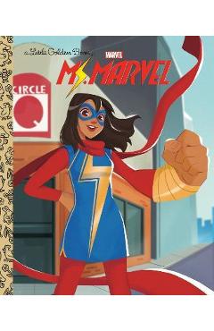 Coperta cărții 'Kamala Khan: Ms. Marvel Little Golden Book (Marvel Ms. Marvel) - Nadia Shammas'