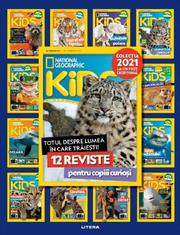 Cutie: National Geographic Kids. 12 reviste pentru copiii curiosi