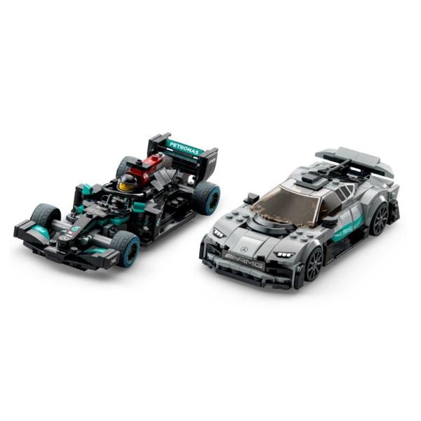 Lego Speed Champions. Mercedes AMG F1 W12 E Performance si Mercedes-AMG Project One