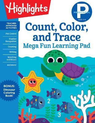 Preschool Count, Color, and Trace Mega Fun Learning Pad - Highlights Learning