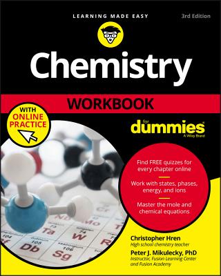 Chemistry Workbook for Dummies with Online Practice - Chris Hren
