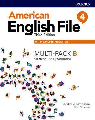 American English File Level 4 Student Book/Workbook Multi-Pack B with Online Practice - Clive Oxenden