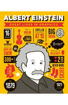 Great Lives in Graphics: Albert Einstein - Button Books