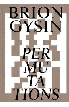 Coperta cărții 'Permutations - Brion Gysin'