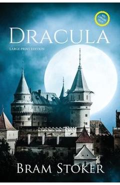 Coperta cărții 'Dracula (Large Print, Annotated) - Bram Stoker'