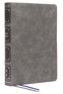 Nkjv, Reference Bible, Classic Verse-By-Verse, Center-Column, Leathersoft, Gray, Red Letter, Comfort Print: Holy Bible, New King James Version - Thomas Nelson