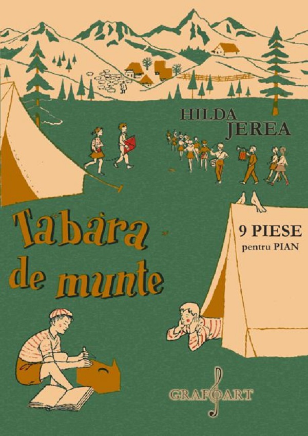 Tabara de munte. 9 piese pentru pian - Hilda Jerea