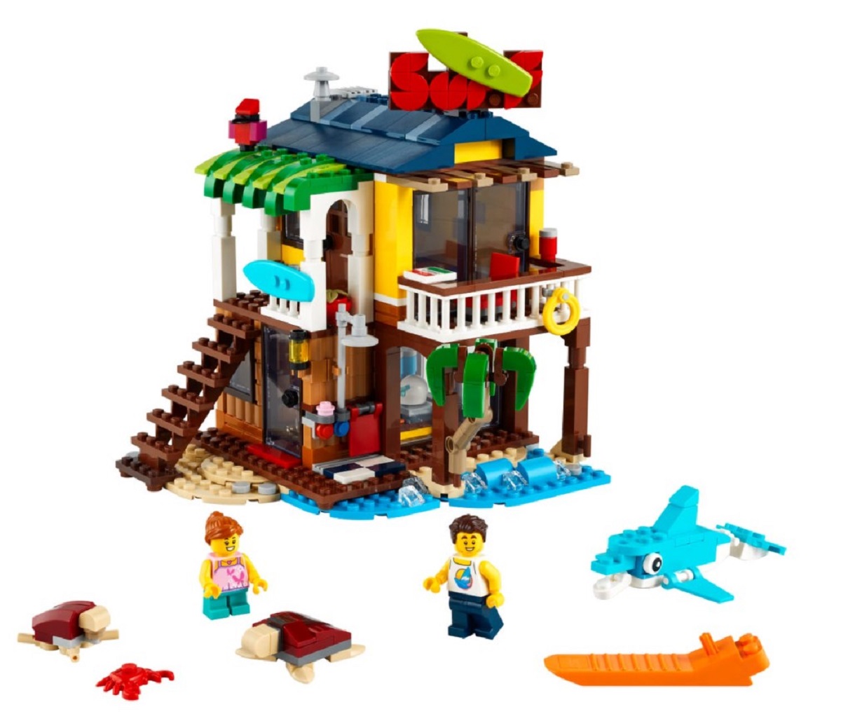 Lego Creator 3 in 1. Casa de pe plaja a surferilor