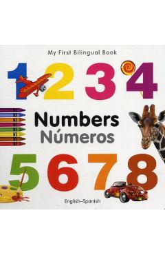 Coperta cărții 'My First Bilingual Book-Numbers (English-Spanish) - Milet Publishing'