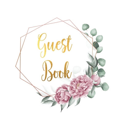 Guest Book for visitors and guests to sign at a party, wedding, baby or bridal shower (hardback) - Lulu And Bell