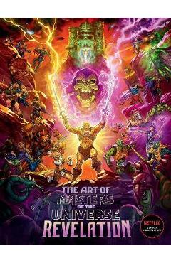 Coperta cărții 'The Art of Masters of the Universe Revelation - Mattel'