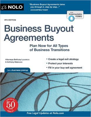 Business Buyout Agreements: Plan Now for All Types of Business Transitions - Bethany Laurence