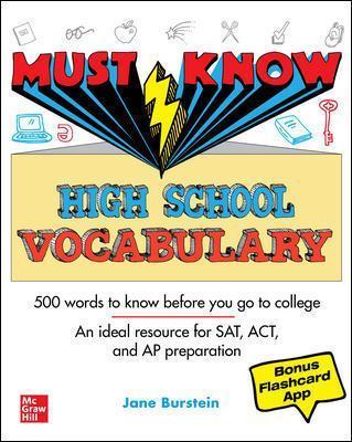 Must Know High School Vocabulary - Jane R. Burstein
