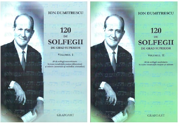Set 120 de solfegii de grad superior. Vol.1+2 - Ion Dumitrescu