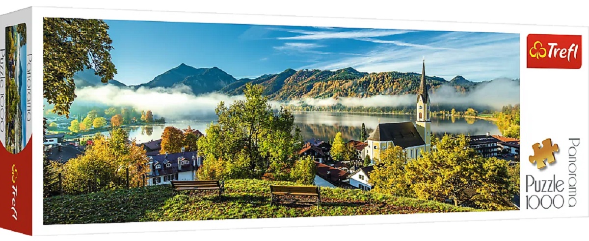 Puzzle 1000 Panorama. Lacul din Schliersee