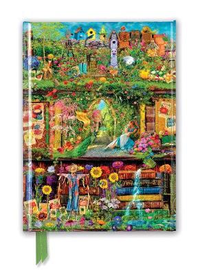 Aimee Stewart: Garden Bookshelves (Foiled Journal) - Flame Tree Studio