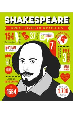 Great Lives in Graphics: Shakespeare - Button Books