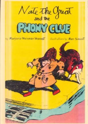 Coperta cărții 'Nate the Great and the Phony Clue - Marjorie Weinman Sharmat'