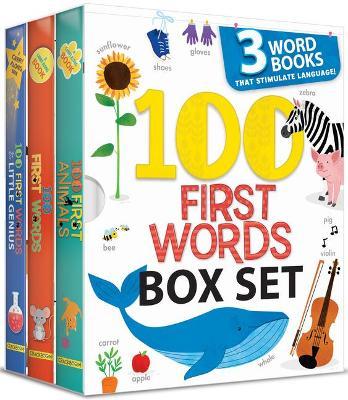 100 First Words Box Set: 3 Word Books That Stimulate Language (Us Edition) - Anne Paradis