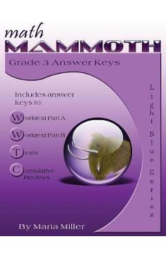 Poza produsului Math Mammoth Grade 3 Answer Keys - Maria Miller