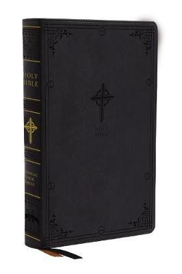 Nabre, New American Bible, Revised Edition, Catholic Bible, Large Print Edition, Leathersoft, Black, Thumb Indexed, Comfort Print: Holy Bible - Catholic Bible Press