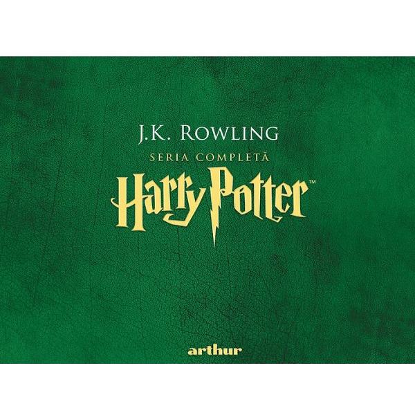 Pachet seria Harry Potter + cufar de colectie - J. K. Rowling