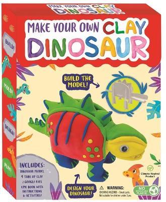 Make Your Own Clay Dinosaur: Craft Box Set for Kids - Igloobooks