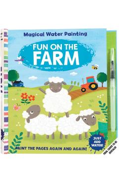 Magical Water Painting: Fun on the Farm: (Art Activity Book, Books for Family Travel, Kids' Coloring Books, Magic Color and Fade) - Insight Kids