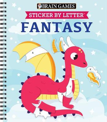 Brain Games - Sticker by Letter: Fantasy - Publications International Ltd