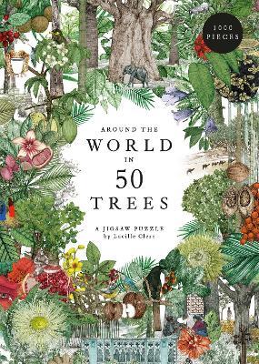 Around the World in 50 Trees 1000 Piece Puzzle - Jonathan Drori