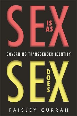Sex Is as Sex Does: Governing Transgender Identity - Paisley Currah