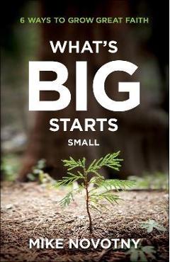 Coperta cărții 'What's Big Starts Small: 6 Ways to Grow Great Faith - Mike Novotny'